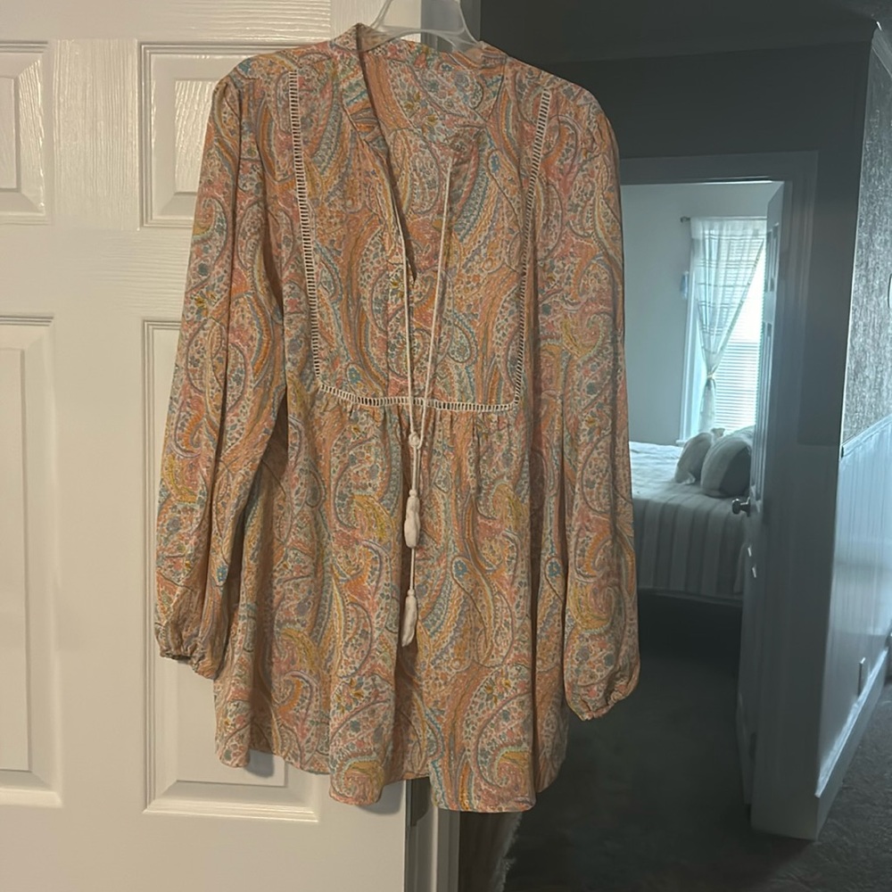 Women’s paisley shirt